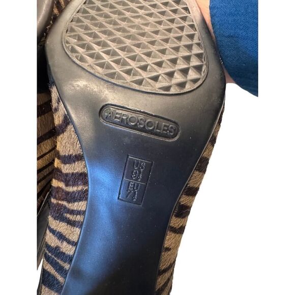 🐾 Aerosoles Women's Animal Print Heels - Size 9.5M - Fierce Comfort & Style - Picture 5 of 10